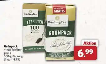 Combi Bünting Tee Grünpack Angebot
