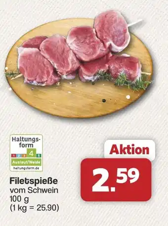 Famila Nord West Filetspieße vom Schwein Angebot