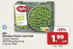 Famila Nord West Iglo Gemüse Frisch vom Feld Angebot