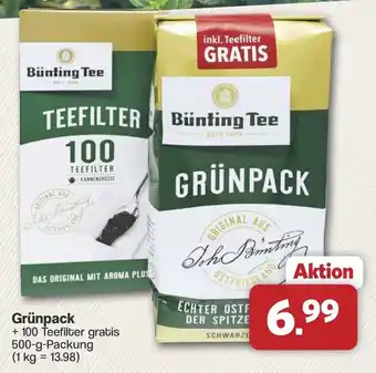 Famila Nord West Bünting Tee Grünpack Angebot