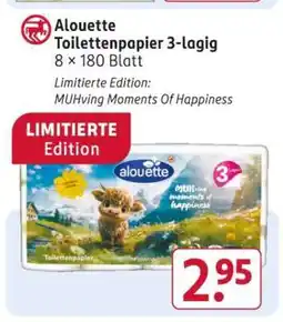 Rossmann alouette Toilettenpapier 3-lagig Angebot
