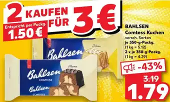 Kaufland BAHLSEN Comtess Kuchen Angebot