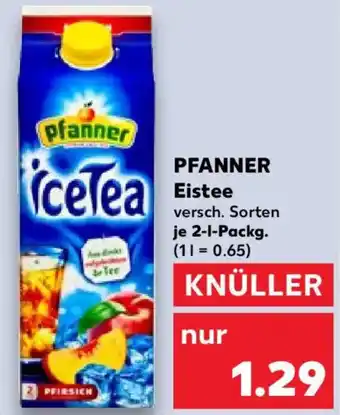 Kaufland PFANNER Eistee Angebot