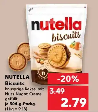 Kaufland NUTELLA Biscuits Angebot