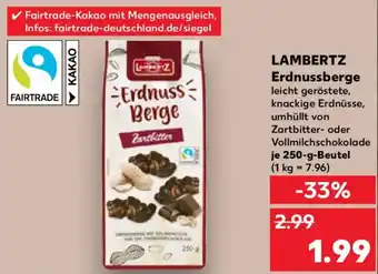 Kaufland LAMBERTZ Erdnussberge Angebot