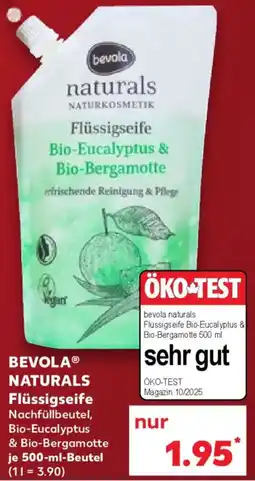 Kaufland BEVOLA NATURALS Flüssigseife Angebot