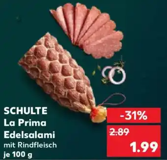 Kaufland SCHULTE La Prima Edelsalami Angebot