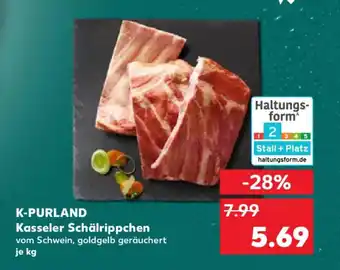 Kaufland K-PURLAND Kasseler Schälrippchen Angebot