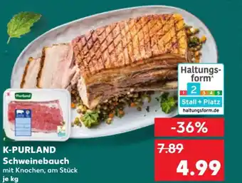 Kaufland K-PURLAND Schweinebauch Angebot