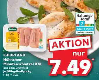 Kaufland K-PURLAND Hähnchen Minutenschnitzel XXL Angebot