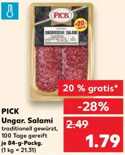 Kaufland PICK Ungar. Salami Angebot