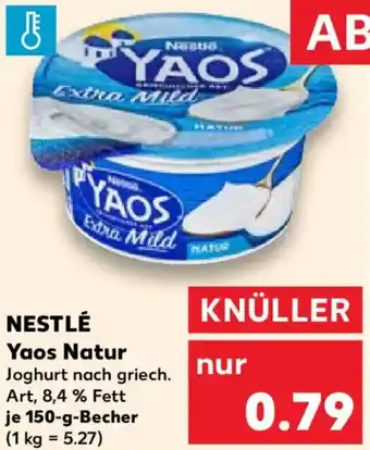 Kaufland NESTLÉ Yaos Natur Angebot