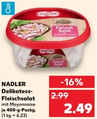 Kaufland NADLER Delikatess- Fleischsalat Angebot