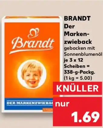 Kaufland BRANDT Der Markenzwieback Angebot