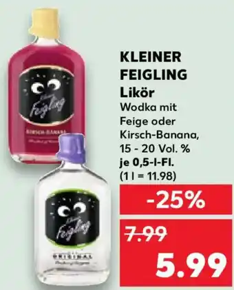 Kaufland KLEINER FEIGLING Likör Angebot
