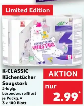 Kaufland K-CLASSIC Küchentücher Saugstark Angebot