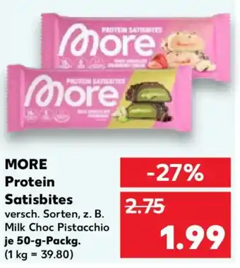 Kaufland MORE Protein Satisbites Angebot