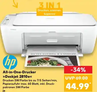 Kaufland hp All-in-One-Drucker Deskjet 2810e Angebot