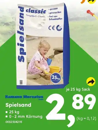 Globus Baumarkt Spielsand Angebot