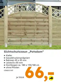 Globus Baumarkt Sichtschutzzaun,,Potsdam❝ Angebot