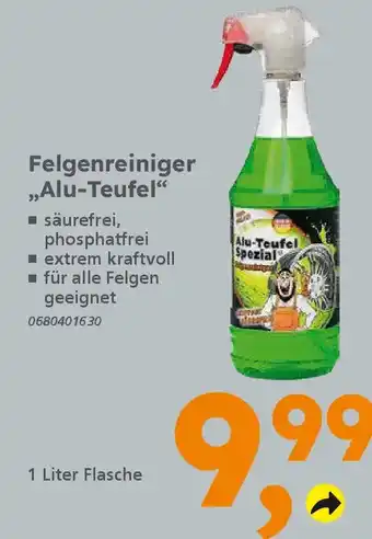 Globus Baumarkt Felgenreiniger ,,Alu-Teufel❝ Angebot
