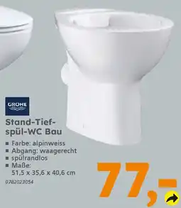 Globus Baumarkt GROHE Stand-Tiefspül-WC Bau Angebot