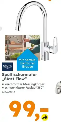 Globus Baumarkt GROHE Spültischarmatur ,,Start Flow" Angebot