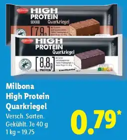 Lidl Milbona High Protein Quarkriegel Angebot