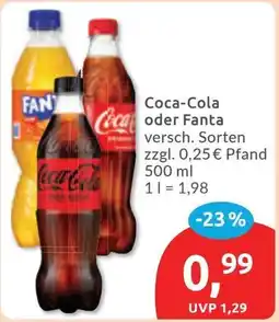 Budni Coca-Cola Coca oder Fanta Angebot