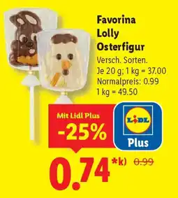 Lidl Favorina Lolly Osterfigur Angebot