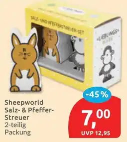 Budni Sheepworld Salz- & Pfeffer- Streuer 2-teilig Angebot