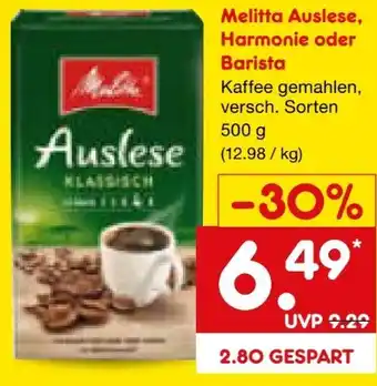 Netto Marken-Discount Melitta Auslese Klassisch Angebot