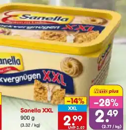 Netto Marken-Discount Sanella Margarine Backvergnügen XXL Angebot