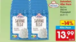 Netto Marken-Discount Backfee Sahnefest Angebot