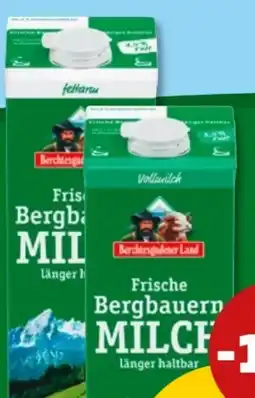 PENNY Berchtesgadener Land Frische Bergbauern Milch Angebot