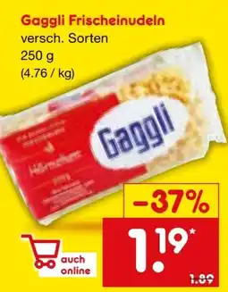 Netto Marken-Discount Gaggli Frischeier-Nudeln Angebot