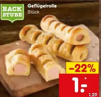 Netto Marken-Discount Netto Backstube Geflügelrolle Angebot