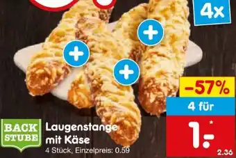 Netto Marken-Discount Netto Backstube Laugenstange mit Käse Angebot