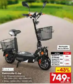 Netto Marken-Discount Rolektro Elektroroller E-Joy 20 Angebot