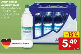 Netto Marken-Discount Adelholzener Mineralwasser Angebot