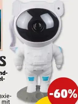 PENNY Mebus LED-Galaxie-und Sternenhimmel Projektor ASTRONAUT Angebot