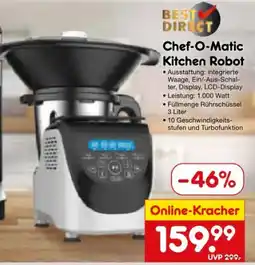 Netto Marken-Discount Best Direct Chef-O-Matic Kitchen Robot Angebot