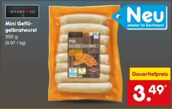 Netto Marken-Discount Barbeque Mini Geflügelbratwurst Angebot