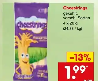 Netto Marken-Discount Cheestrings Mozzarella Angebot