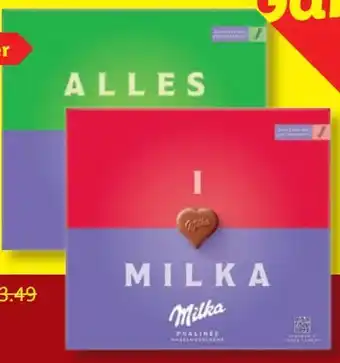 Lidl Milka I Love Pralinés Angebot