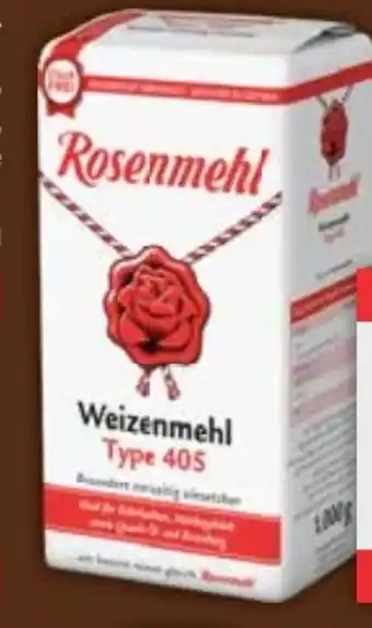 E-Center Rosenmehl Weizenmehl Angebot