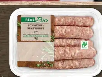 REWE Center Rewe Bio Schweine Bratwurst Angebot