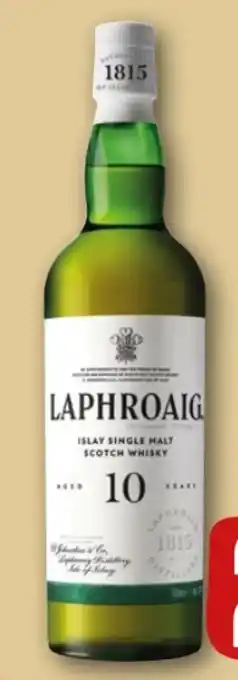 REWE Center Laphroaig Islay Single Malt Scotch Whisky 10 Years Angebot