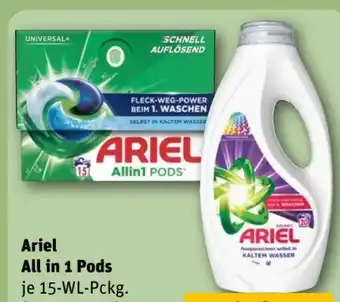REWE Center Ariel All in 1 Pods Angebot