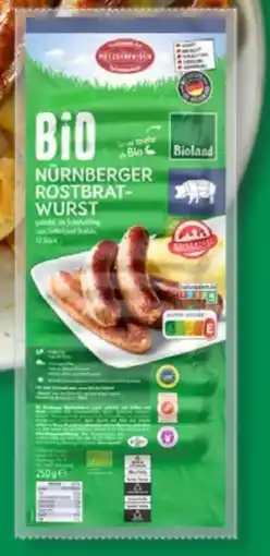 Lidl Metzgerfrisch Bio Nürnberger Rostbratwurst Angebot